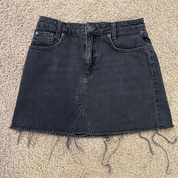Urban Outfitters black jean skirt - Picture 2 of 4